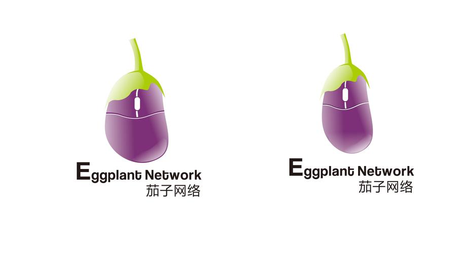 茄子网络科技Logo设计 专业科技感与行业属性的融合之道